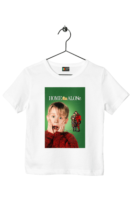 Футболка дитяча з принтом "Сам удома". 90s, comedy, film, kevin, movie, retro. ART принт на футболках