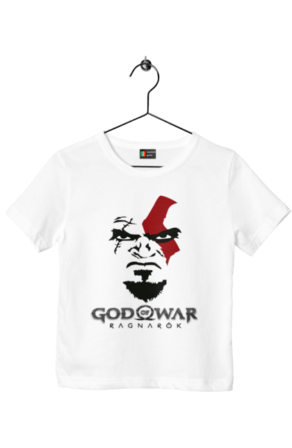 Футболка дитяча з принтом "God of War Ragnarok". God, god of war, of war, ragnarok, гад оф вар, рагнарек. ART принт на футболках