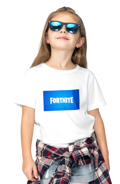 Футболка дитяча з принтом "Fortnite". Ігра, сумка, топ, тренд, фортнайт. CustomPrint.market