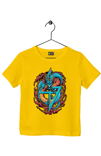 Футболка дитяча з принтом "Перли дракона Шенрон". Dragon ball, shenron, аніме, манга, перли дракона, шенрон. CustomPrint.market