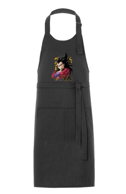 Apron with prints Dragon Ball Vegeta. Anime, dragon ball, goku, manga, tv series, vegeta. 2070702