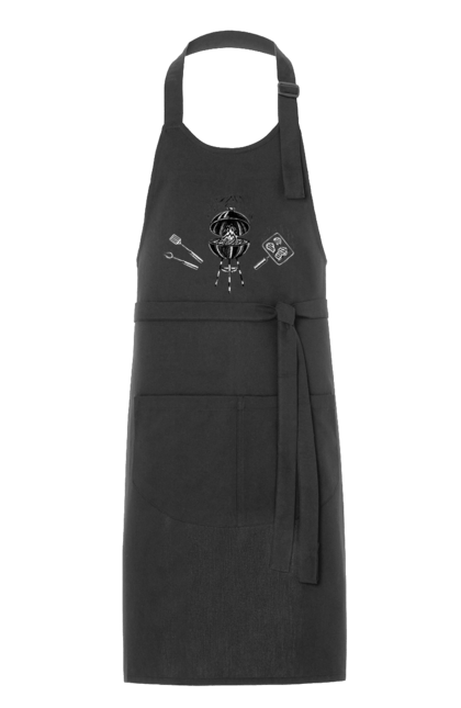 Фартух з принтом "Барбекю Смажити М'ясо". Барбекю, м`ясо, смажити. 2070702