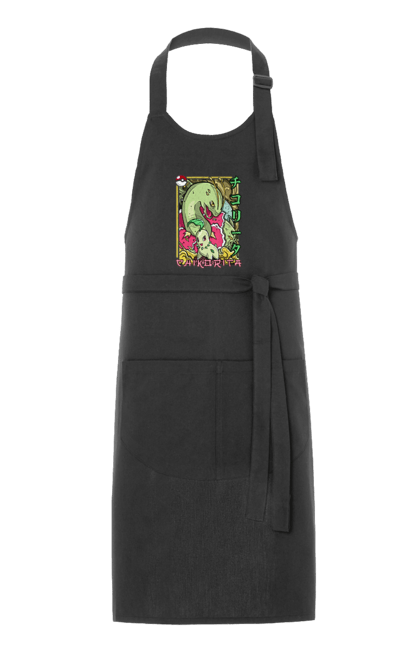 Apron with prints Pokemon Chikorita. Anime, chikorita, games, nintendo, pokemon, pokemon go. 2070702