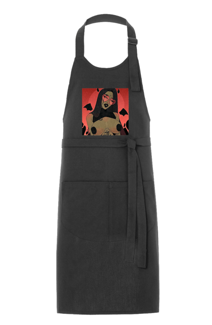 Фартух з принтом "Диявол З Цицьками". Гола, диявол, сиськи. 2070702