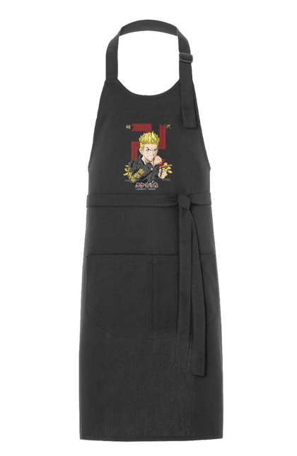 Apron with prints Tokyo Avengers Takemichi. Action movie, anime, fantasy, game, manga, takemichi, thriller, tokyo avengers, tokyo revengers, tv series. 2070702