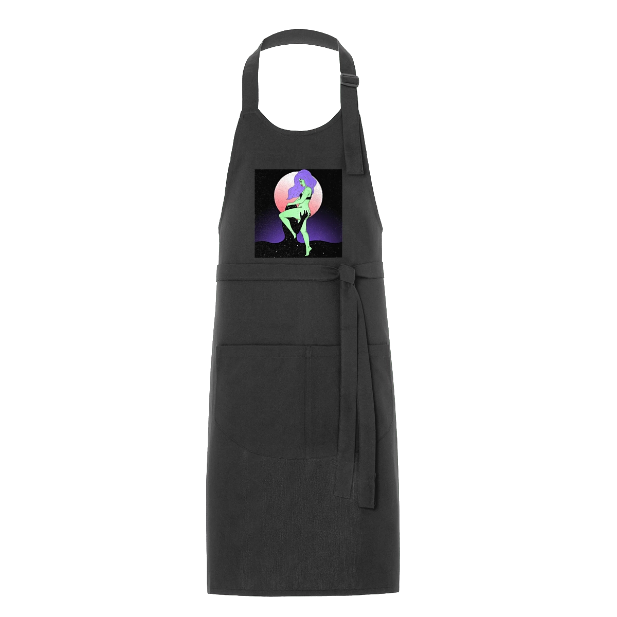 Green Girl And The Moon