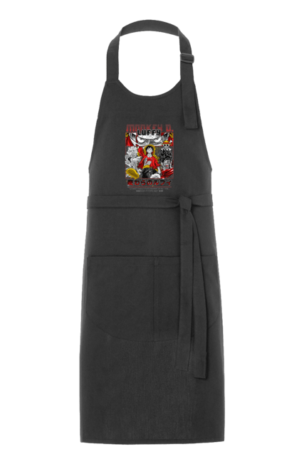 Apron with prints One Piece Luffy. Anime, luffy, manga, monkey de luffy, one piece, pirates. 2070702