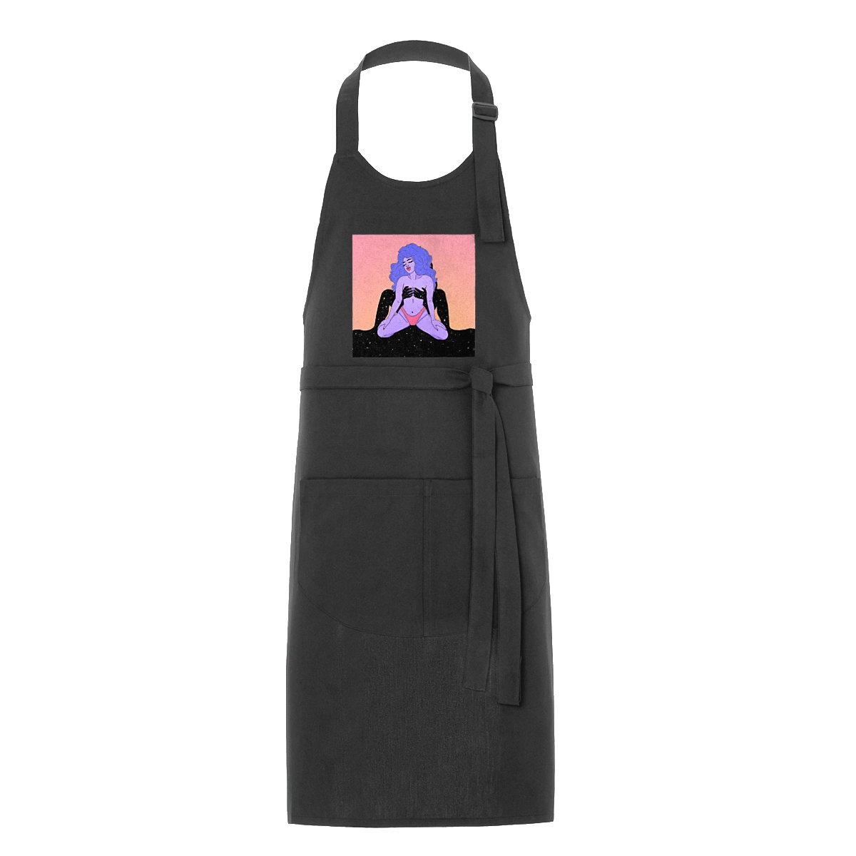 Purple Girl In Panties