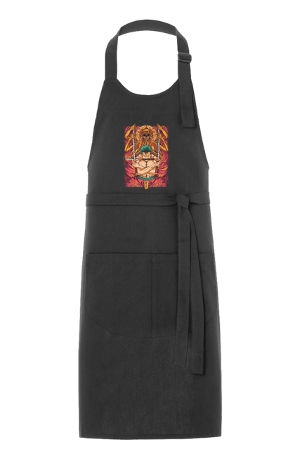 Apron with prints One Piece Zoro. Anime, manga, one piece, roronoa zoro, straw hat pirates, swordsman, zoro. 2070702