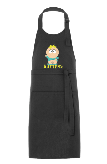 Фартук с принтом Южный Парк Баттерс. Butters, south park, баттерс, мультфильм, южный парк. 2070702