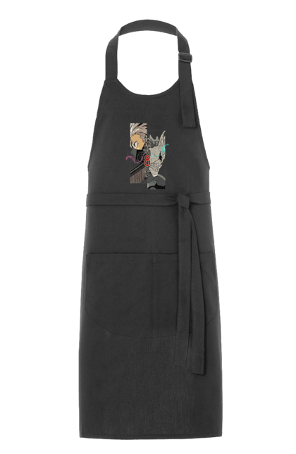 Apron with prints Kaiju № 8 Gen Narumi. Anime, gen narumi, kaiju, kaiju 8, kaiju № 8, manga. 2070702