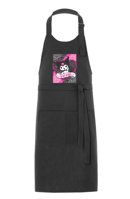 Apron with prints Hello Kitty Kuromi. Anime, character, hello kitty, kuromi, my melody, sanrio. 2070702