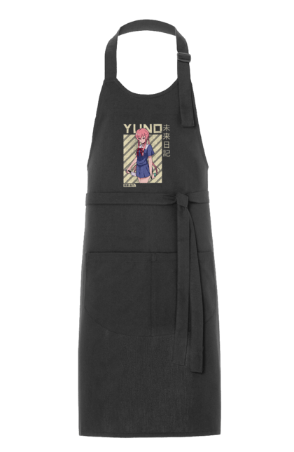 Apron with prints Future Diary Yuno Gasai. Anime, future diary, manga, survival game, yandere, yuno gasai. 2070702