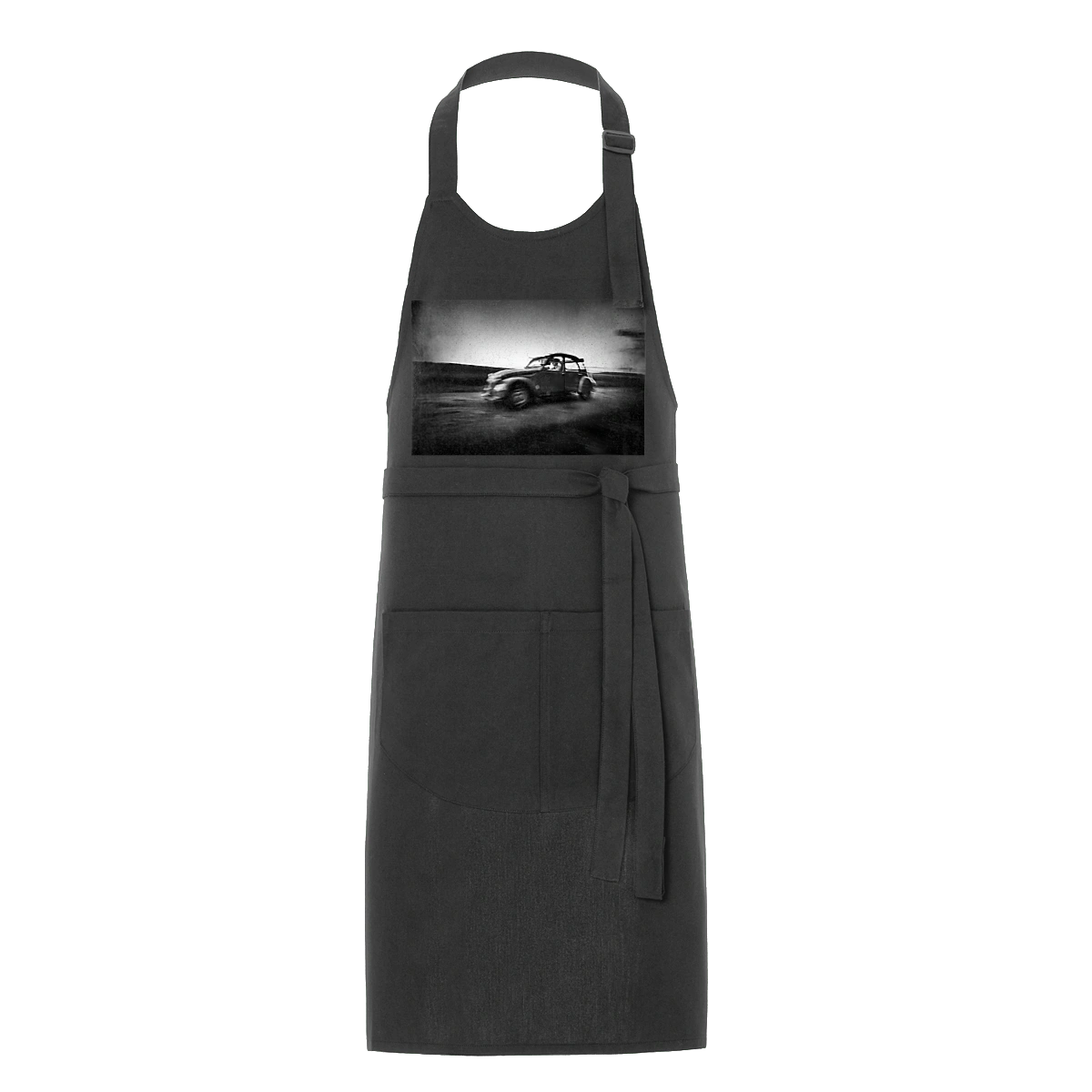 Retro car black and white