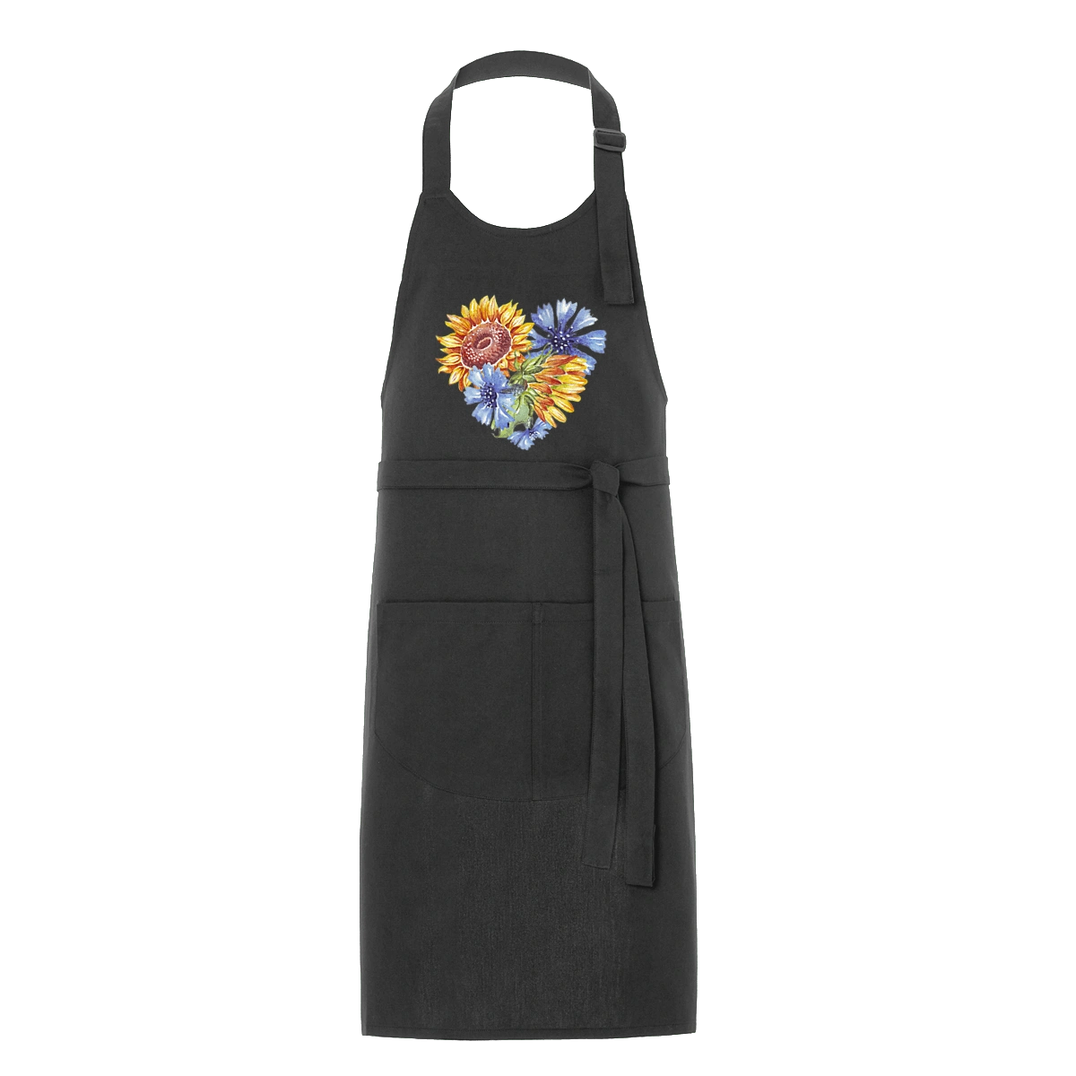 Серце соняшники та фіалки