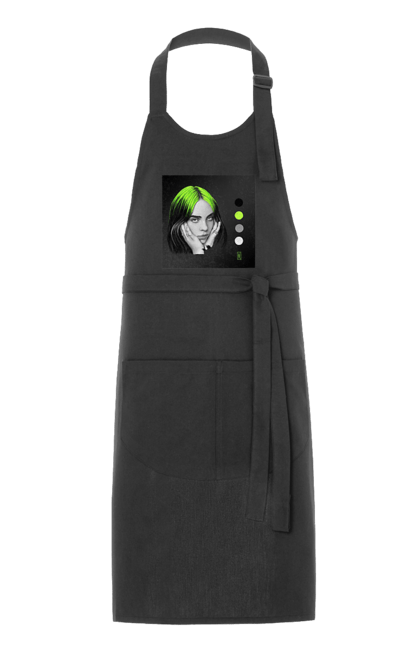 Фартух з принтом "Біллі Ейліш". Біллі, біллі ейліш, ейліш. 2070702