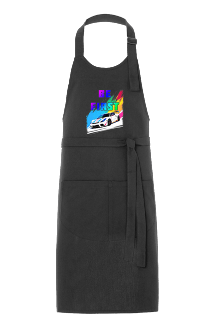 Фартух з принтом "Гонка". Автомобільний, гонка, спортивна машина, спортивний автомобіль. 2070702