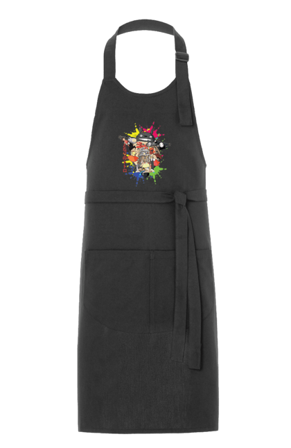 Apron with prints Totoro. Adventures, anime, comedy drama, fantasy, film, my neighbor totoro, tv series. 2070702