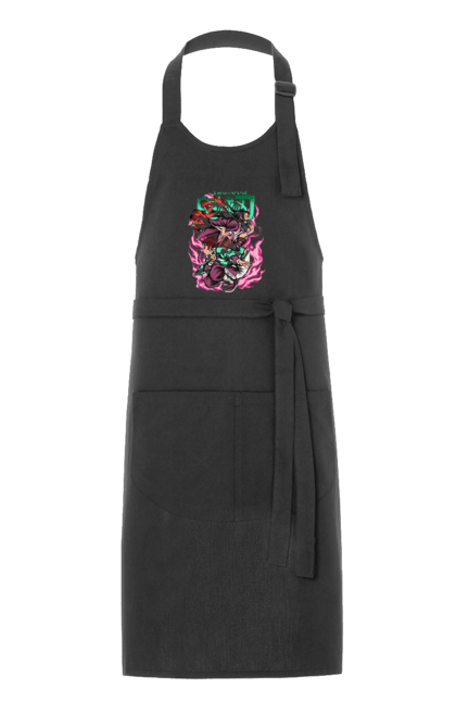 Apron with prints Demon Slayer Tanjiro. Anime, demon slayer, kamado tanjiro, manga, tanjiro. 2070702