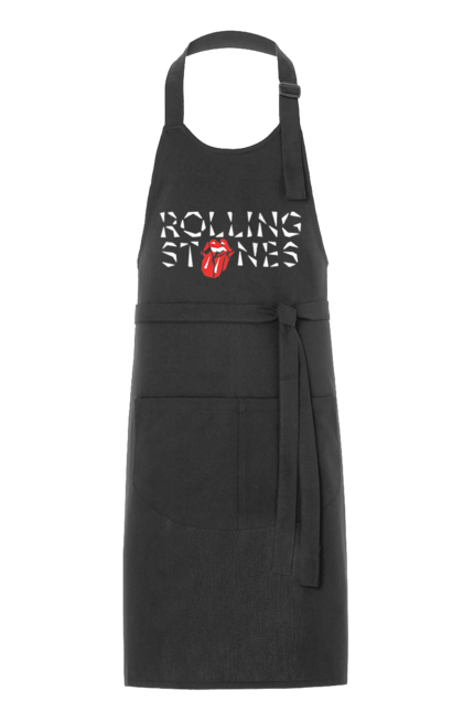 Фартух з принтом "The Rolling Stones Hackney Diamonds". Мік джагер, музика, рок, рок музика, рок н ролл, рокеру, ролінг стоунз. CustomPrint.market