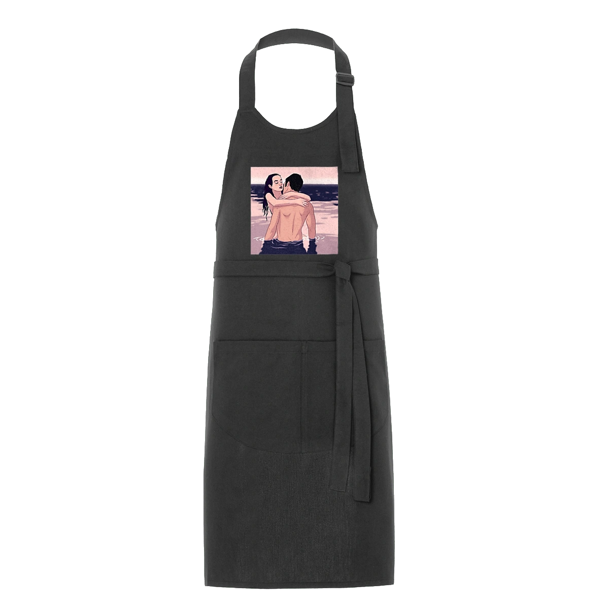 Couple Hugging In The River