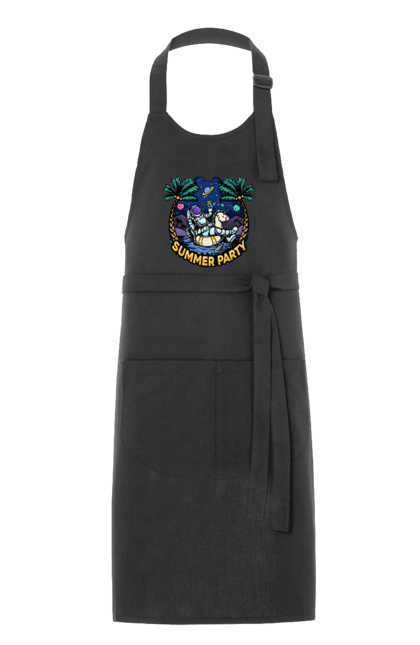 Фартух з принтом "Літній Паті З Космонавтом". Космонавт, космос, літо. 2070702