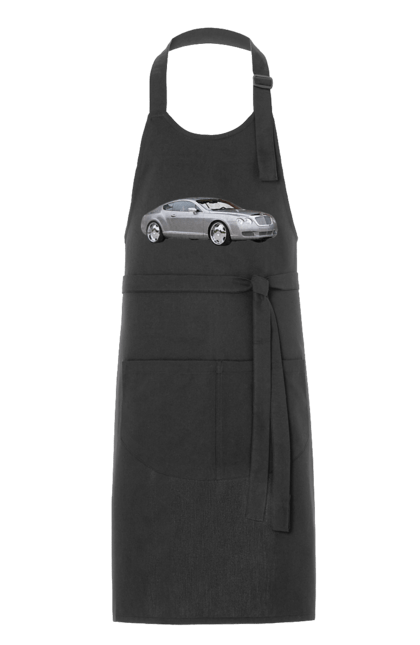 Фартух з принтом "Авто". Авто, автомобиль, дорогий автомобіль, сірий автомобіль, стильний автомобіль. 2070702