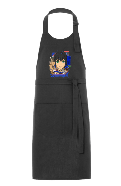 Apron with prints Demon Slayer Inosuke. Anime, demon slayer, inosuke, inosuke hashibira, kimetsu no yaiba, manga. 2070702