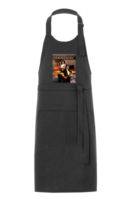 Фартух з принтом "Pakistanic". Гумор, кіно, креативні, пакістан, приколи, прикольні, смішні, титанік, тренди, фільми. 2070702