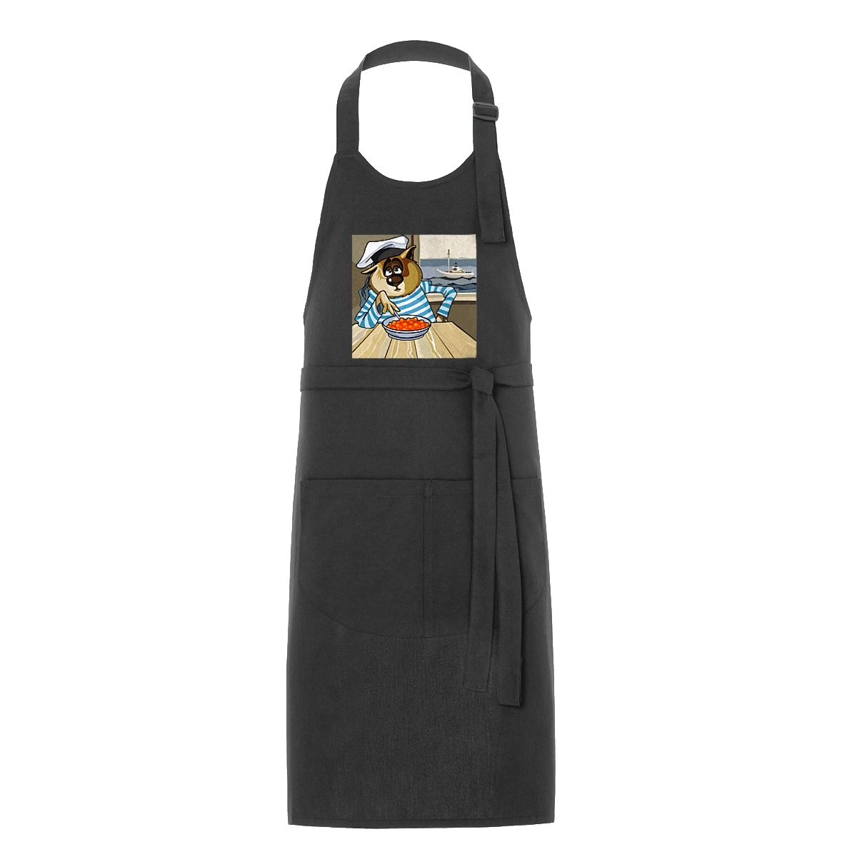 Cat Sailor, On The Ship Eats Red Caviar