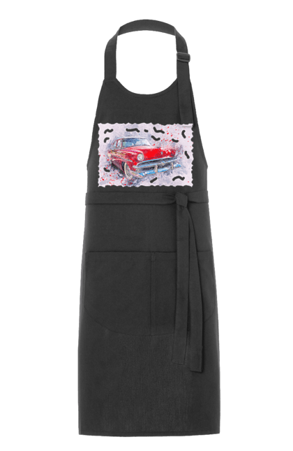 Фартух з принтом "Автомобільний газ". Gaz, автомобиль, автомобільний газ, дорога, колесо, перемога. 2070702