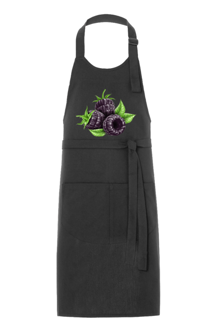 Фартук с принтом Ежевика. Ежевика, ягода. 2070702