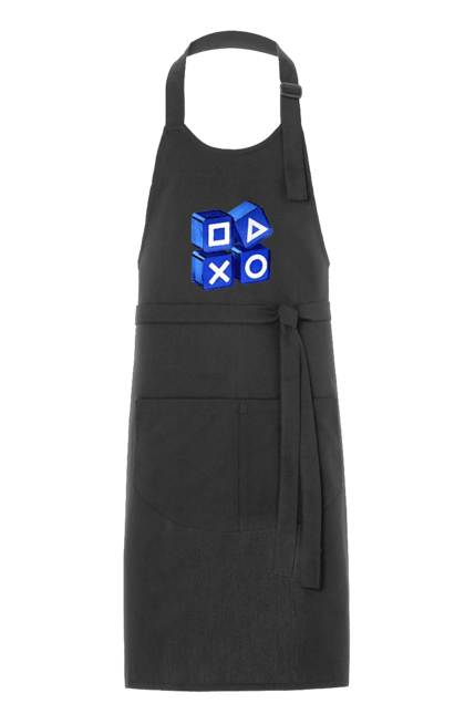 Фартух з принтом "Геймпад". Playstation, sony, геймпад, гра, джостик. 2070702