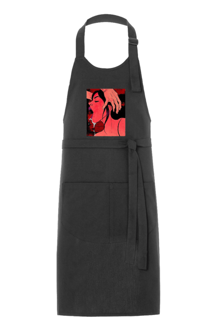 Фартух з принтом "Дівчина Смокче Зі Слиною". Секс, смоктати. 2070702