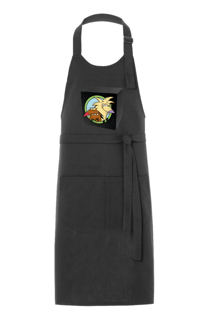 Фартух з принтом "Black Box". Black box, бобер, боєприпас, коробка, повернись живим. 2070702