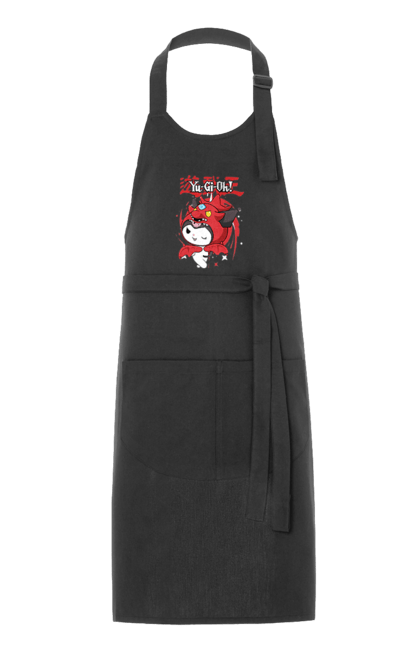 Apron with prints Yu Gi Oh! Kuromi. Anime, character, hello kitty, kuromi, my melody, sanrio, yu gi oh, yugio. 2070702