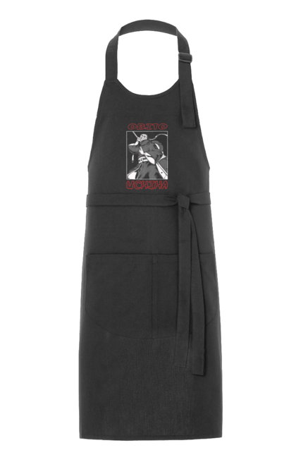 Apron with prints Naruto. Anime, character, manga, naruto, ninja, obito uchiha, tv series. 2070702