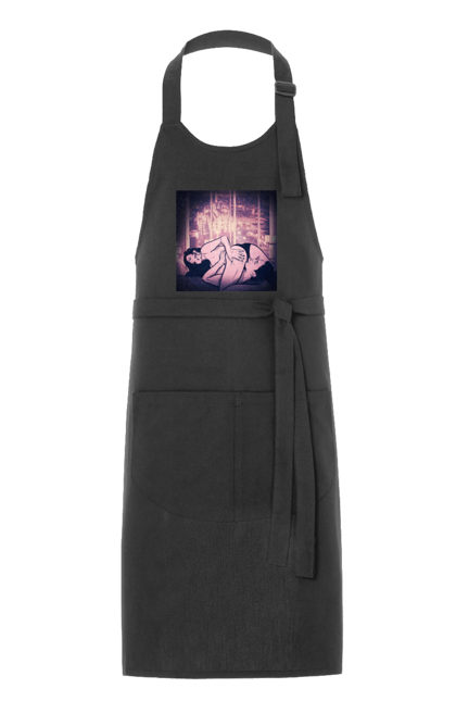 Фартух з принтом "Дорослі Ігри На Тлі Міста". Гола, кохання, лизати, трусики. 2070702