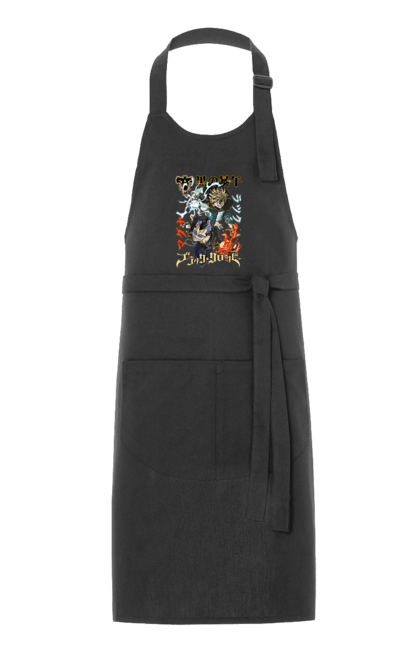 Apron with prints Black Clover Magna Swing and Luck Voltia. Anime, black clover, luck voltia, magna swing, manga, wizard king. 2070702