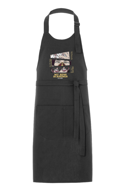 Apron with prints My Hero Academia League of Villains. Anime, dabi, kai, league of villains, manga, my hero academia, my hero academy, tomura. 2070702