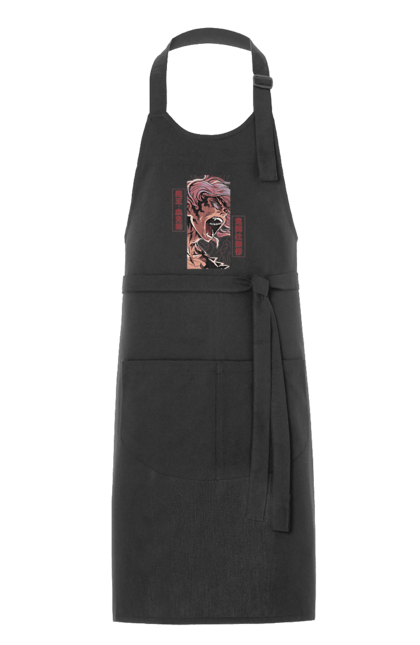 Apron with prints Demon Slayer Muzan. Anime, demon slayer, eternal paradise faith, kimetsu no yaiba, manga, muzan, twelve kizuki, upper rank six. 2070702