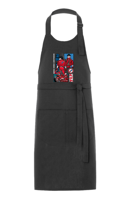 Apron with prints Akira Shotaro Kaneda. Akira, anime, cyberpunk, manga, shotaro kaneda. 2070702