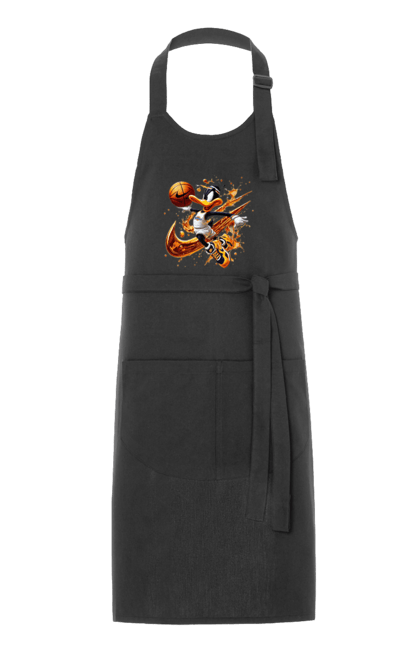Apron with prints Daffy Duck Nike. Cartoon, character, daffy duck, duck, looney tunes, merrie melodies, nike, warner brothers. 2070702
