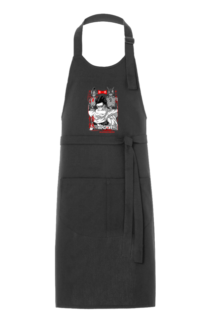 Apron with prints Dragon Ball Gohan. Anime, dragon ball, gohan, goku, manga, tv series, vegeta. 2070702