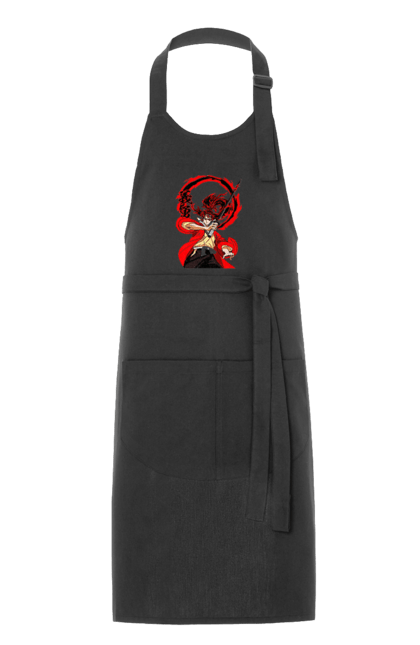 Apron with prints Demon Slayer Yoriichi Tsugikuni. Anime, demon slayer, manga, tsugikuni, yoriichi, yoriichi tsugikuni. 2070702