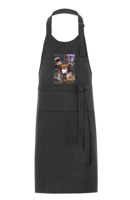 Apron with prints One Piece Gorosei. Adventures, anime, fantasy, five elders, gorosei, light novel, manga, one piece, tv series. 2070702