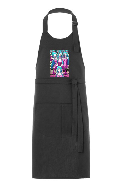 Apron with prints Me! Me! Me!. Anime, clip, daoko, teddyloid, young woman. 2070702