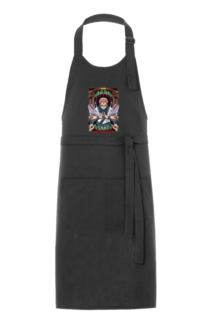 Apron with prints Jujutsu Kaisen Sukuna. Anime, dark fantasy, jujutsu kaisen, magic battle, manga, mystic, sukuna. 2070702