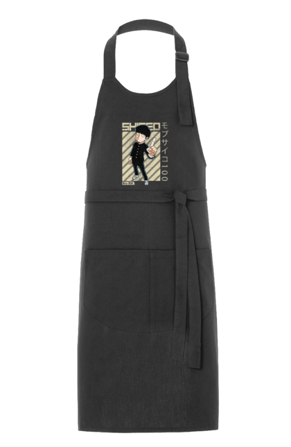 Apron with prints Mob Psycho 100. Anime, manga, mob, mob psycho 100, shigeo kageyama. 2070702