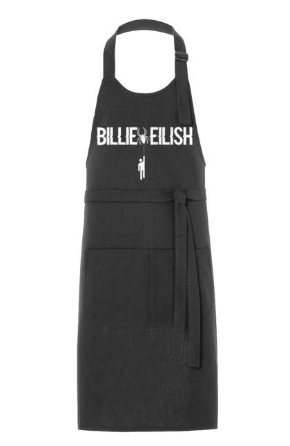 Фартух з принтом "Біллі Айліш". Біллі айліш, логотип біллі айліш, принт біллі айліш, співачка біллі айліш. 2070702